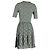 M Missoni gemustertes Jacquard-Strickkleid aus grünem Polyamid - Ansicht 3