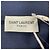 Polo in cotone blu navy con logo ricamato Saint Laurent Cassandre - vista 5
