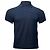 Polo-Shirt aus navyblauer Baumwolle mit gesticktem Logo Saint Laurent Cassandre Marineblau