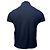 Polo-Shirt aus navyblauer Baumwolle mit gesticktem Logo Saint Laurent Cassandre Marineblau - Ansicht 4