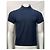 Polo-Shirt aus navyblauer Baumwolle mit gesticktem Logo Saint Laurent Cassandre Marineblau - Ansicht 7