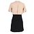 Trompe l'œil Kleid von Sandro mit Bluse aus beigem Lyocell - Ansicht 6