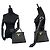 Hermès Hermes Kelly Touch 28 Togo Crocodile Bag Black - view 3