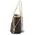 Tote Monogram Neverfull MM M46975 de Louis Vuitton Beige - vue 3