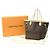 Tote Monogram Neverfull MM M46975 de Louis Vuitton Beige - vue 8