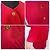 Rotes Kleid mit plissiertem Rock Guy Laroche 70er - Ansicht 10