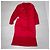 Rotes Kleid mit plissiertem Rock Guy Laroche 70er - Ansicht 5