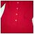 Rotes Kleid mit plissiertem Rock Guy Laroche 70er - Ansicht 6