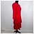 Rotes Kleid mit plissiertem Rock Guy Laroche 70er - Ansicht 7