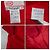 Rotes Kleid mit plissiertem Rock Guy Laroche 70er - Ansicht 9
