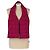 Sciarpa Chanel in lana e pelle di agnello Fucsia Fuschia - vista 2