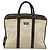BURBERRY Black label Hand Bag Canvas White Silver Auth ti2347 Silvery - view 2