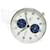 IWC Portugieser Chronograph white x blue IW371620 Genuine goods Mens Silvery Steel  ref.1839485