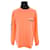 Autre Marque Orangener Baumwollpullover  - Ansicht 1