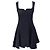 Vestido mini A-line Alexander McQueen Negro