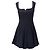 Vestido mini A-line Alexander McQueen Negro - vista 2