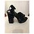 SAINT LAURENT Sandali T.EU 40 Velluto Nero - vista 5