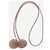 Max Mara Taupe Pom-Pom Tubular belt