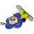 Porte-clés Snowboard Vivienne Louis Vuitton M00965 Bleu - vue 3