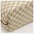 Borsa Tote Louis Vuitton Damier Azur Calvi N41449 Bianco - vista 3