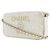 Chanel Borsa a spalla in tweed Deauville con catena A84415 Bianco - vista 2