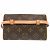 Borsa a vita Monogram Pochette Florentine Louis Vuitton Marrone - vista 3