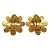 Orecchini in metallo dorato Chanel Coco Marca 94P D'oro - vista 3