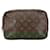 Pasta de Maquiagem Louis Vuitton Marrom Lona  ref.1842358