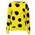 Autre Marque Jeremy Scott Abstract Polka Sweatshirt Gelb