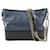 Chanel Gabrielle Navy blue Leather  ref.1842785