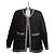 Chanel Black Tweed Checkered Jacket