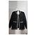 Chanel Black Tweed Checkered Jacket - view 2