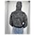 Chanel Kapuzensweater aus Kaschmir Schwarz Grau Anthrazitgrau Silber Hardware - Ansicht 3