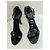 Sandali Burberry T Strap con volant in vernice nera Nero - vista 6