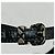 Sandali Burberry T Strap con volant in vernice nera Nero - vista 9