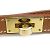Hermès Laisse Kelly Dog Hermes en cuir marron - vue 4