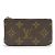 Porta-moedas Monograma Louis Vuitton Marrom - vista 2