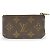 Porta-moedas Monograma Louis Vuitton Marrom - vista 3