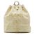 Zaino a spalla della linea Deauville di Chanel Beige Crudo