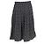 Falda midi plisada estampada de flores Chloé en algodón negro