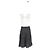Falda midi plisada estampada de flores Chloé en algodón negro - vista 4