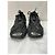 Sneakers con lacci Balenciaga Tyrex in poliuretano nero - vista 10