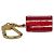 Porte-clés Charm Inclusion Speedy Louis Vuitton Rouge Or - vue 3
