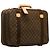 Sac à main valise Louis Vuitton Monogram Satellite 53 2WAY Marron - vue 3