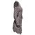 Maje Ralinka Cold Shoulder Button Down Mini Dress in Multicolor Viscose Multiple colors - view 2