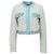 Cardigan con frange Lanvin in cotone azzurro