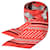 Hermès Hermes Silk Twilly Scarf Red Multi Cloth  ref.1844584