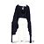 Stella Mc Cartney Stella McCartney kurz geschnittene gerippte Kapuzenpullover aus marineblauer Kaschmirwolle - Ansicht 6