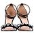 Céline Sandales à talons avec bride de cheville en cuir noir ornées de cristaux Celine - vue 2