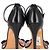 Céline Sandales à talons avec bride de cheville en cuir noir ornées de cristaux Celine - vue 5